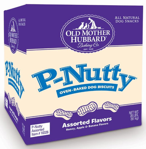 Old Mother Hubbard Crunchy Classic Natural P-Nutty Assorted Flavor Dog Biscuits Old Mother Hubbard Crunchy Classic Natural P-Nutty Assorted Flavor Dog Biscuits