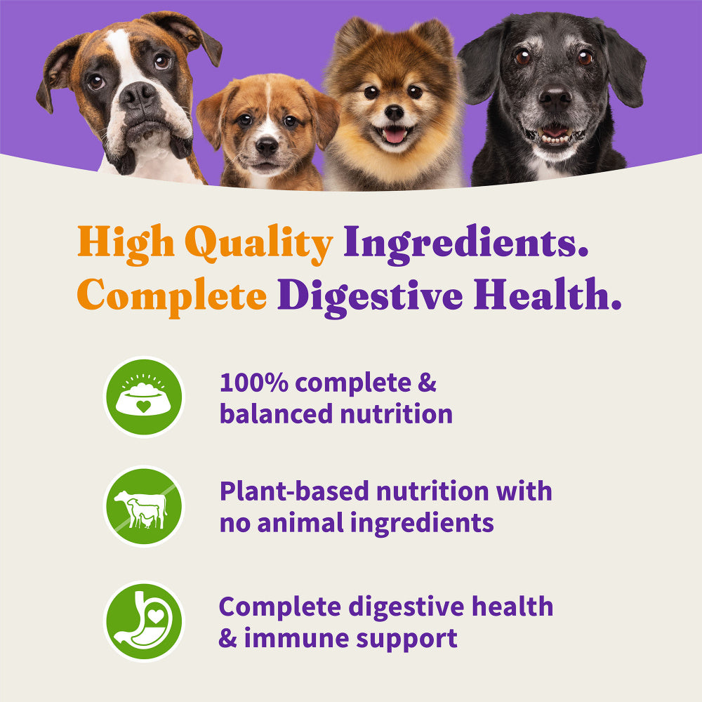 Halo Holistic Adult Dog Vegan Plant-Based Recipe with Superfoods Dry Dog Food