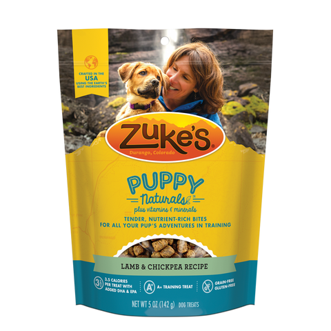 Zukes Puppy Naturals Grain Free Lamb and Chickpea Dog Treats Zukes Puppy Naturals Grain Free Lamb and Chickpea Dog Treats