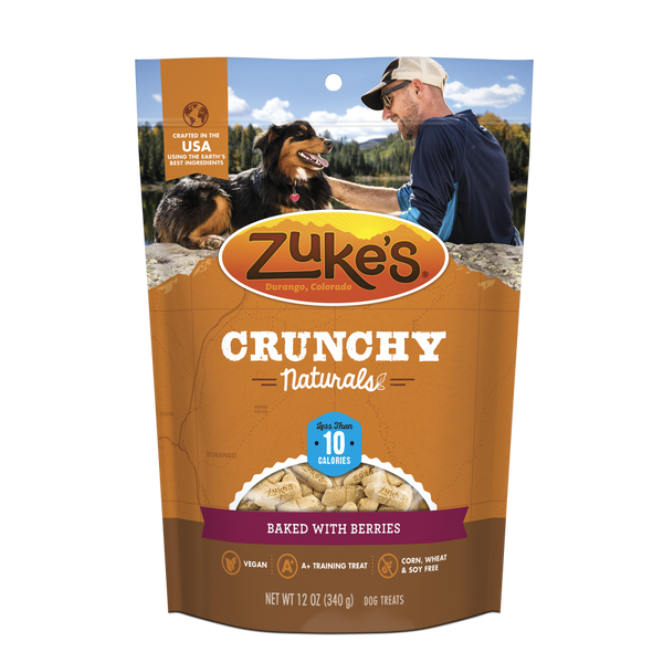 Zukes Crunchy Naturals Baked with Berries 10s Dog Treats Zukes Crunchy Naturals Baked with Berries 10s Dog Treats