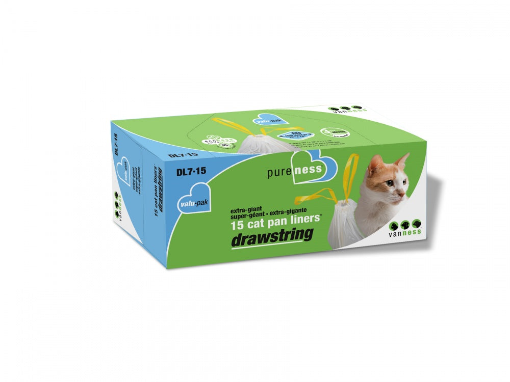 Van Ness Extra Giant Drawstring Cat Pan Liners Van Ness Extra Giant Drawstring Cat Pan Liners