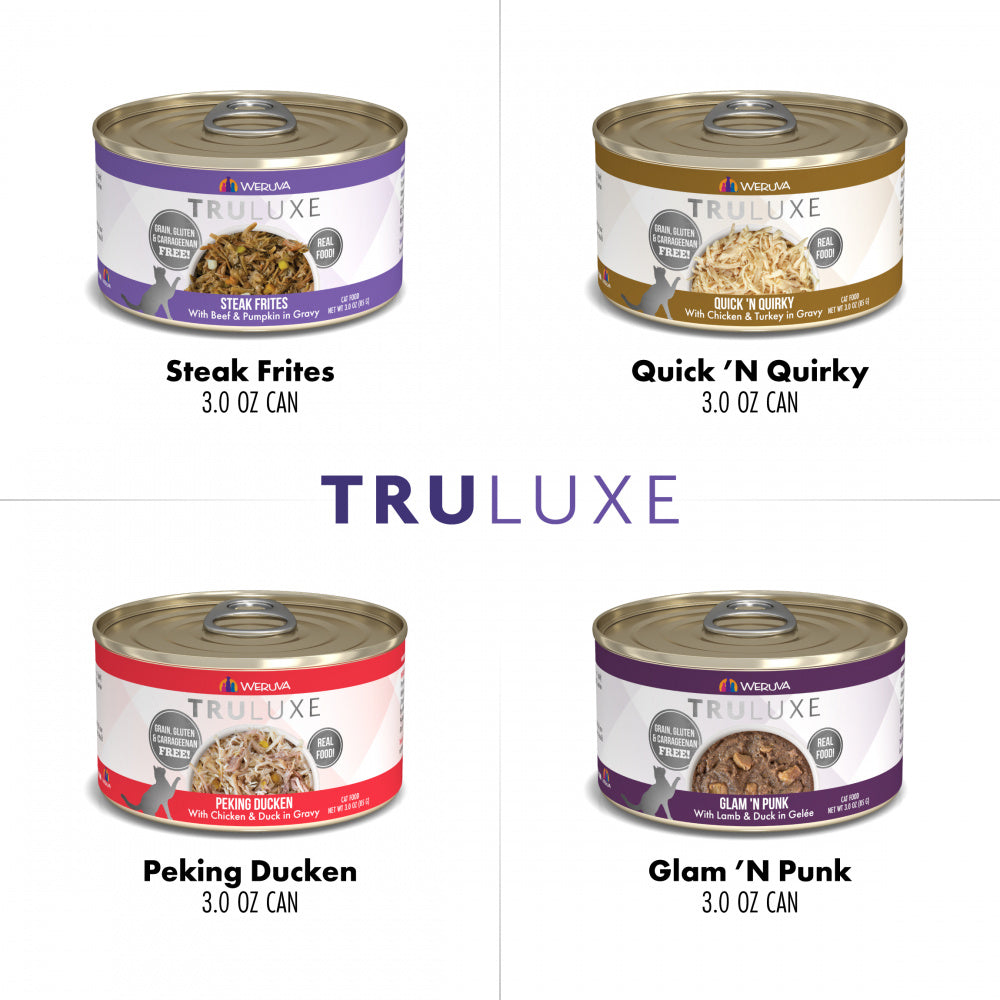 Weruva TruLuxe Grain Free TruTurf Canned Cat Food Variety Pack