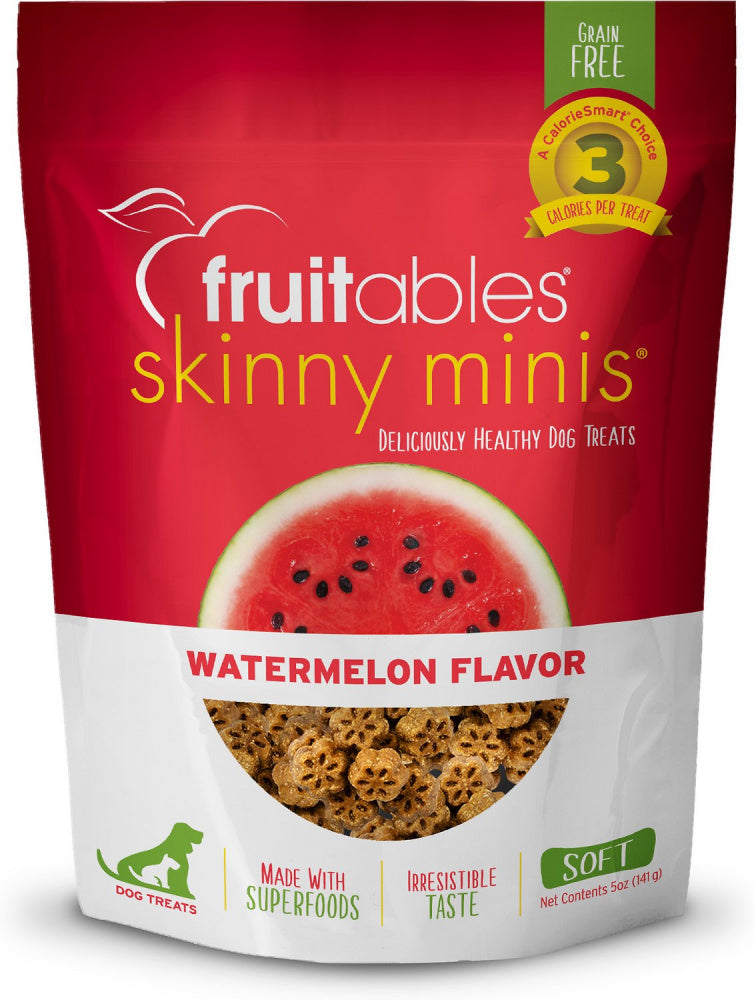 Fruitables Skinny Minis Chewy Watermelon Dog Treats